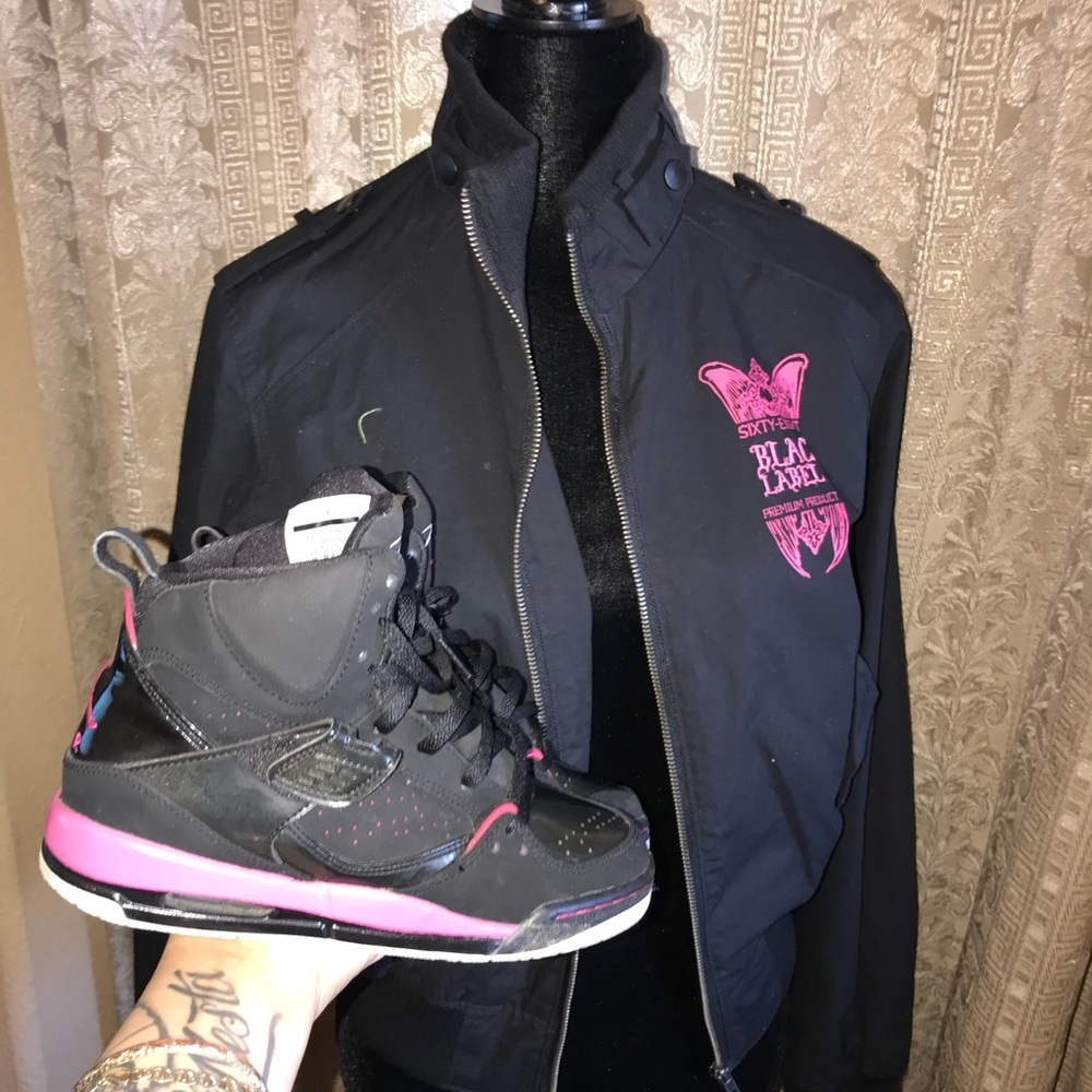Blac Label Jacket Black/Hot Pink (shoes sold separately) NWOT